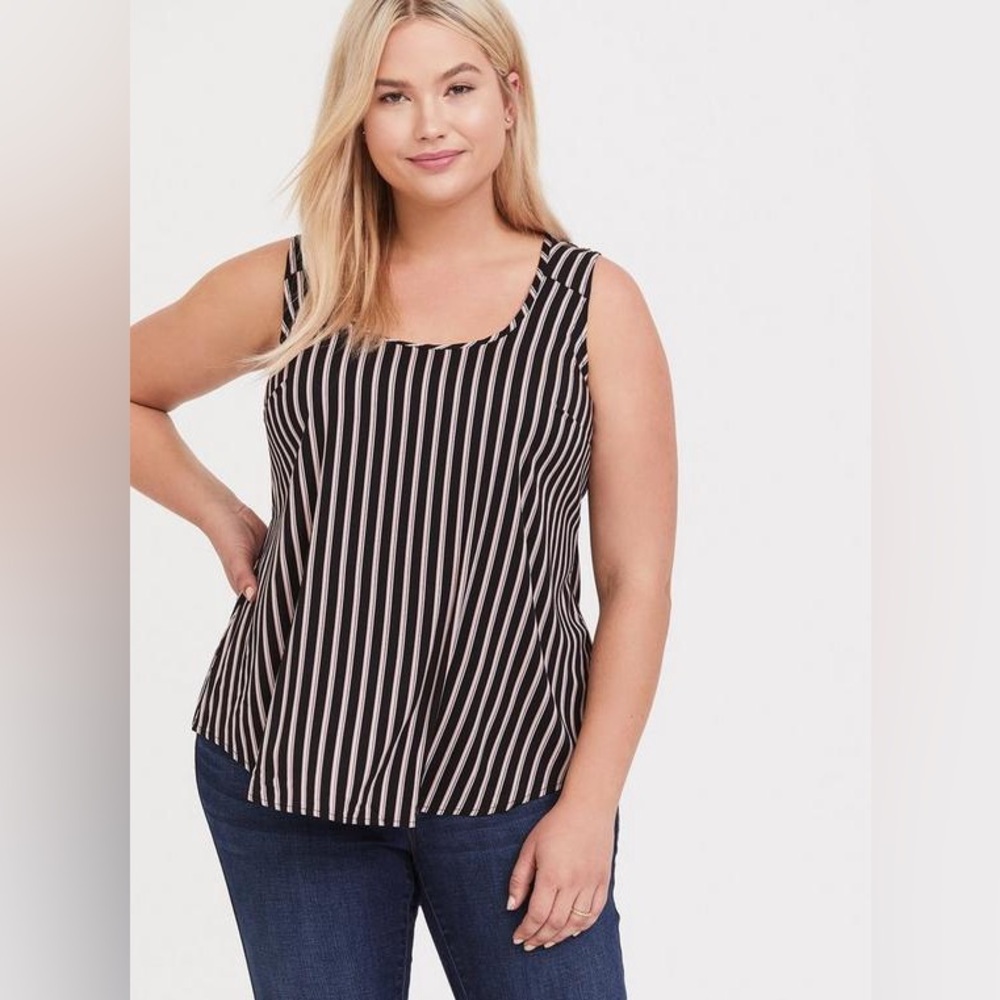Torrid Stretch Challis Tank Size 2X